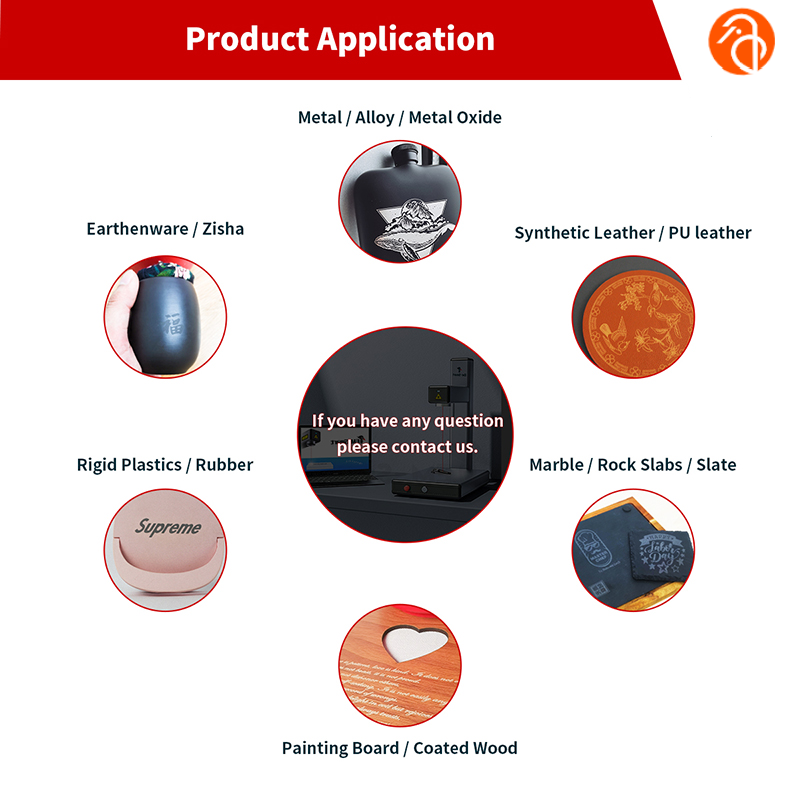 EM-Smart Nova - 20W/25W Portable & Foldable Fiber Laser Engraver with/without Rotary