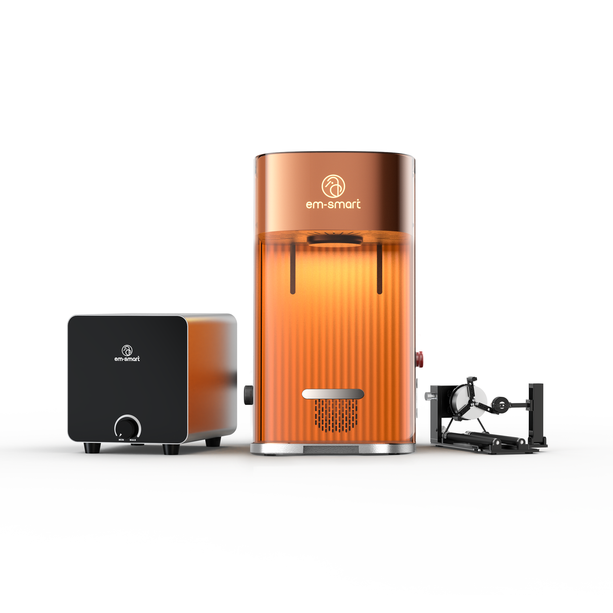 EM-Smart Dual SE 20W Fiber + 20W Diode Desktop Laser Engraver