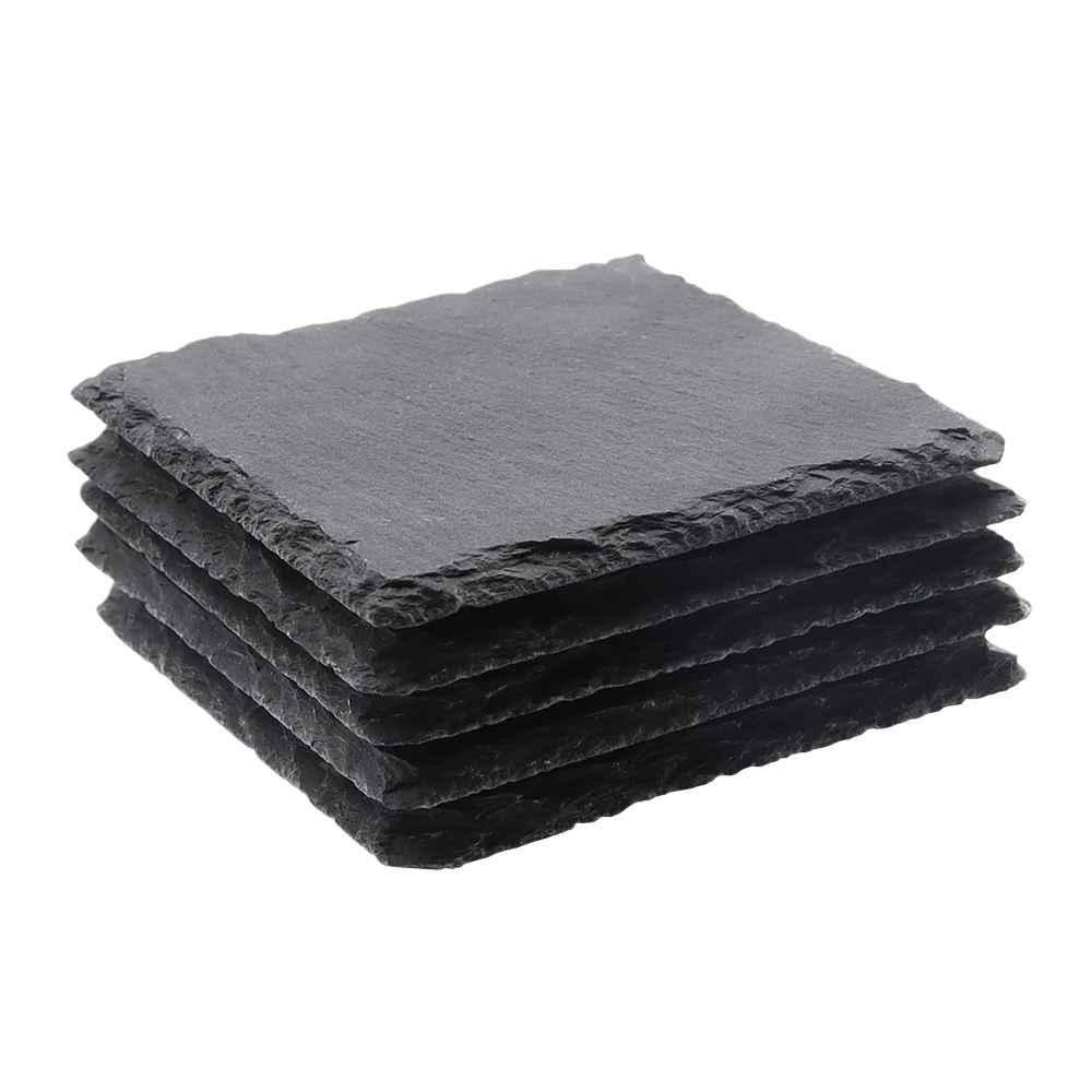 5 Slate Coasters for Laser Engraving