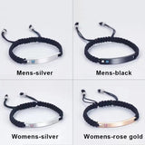 Engraving Customized Bracelet for Men Women (5pcs)