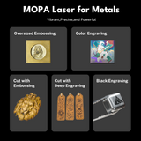 EM-Smart Dual 2 30W Mopa + 20W Diode Desktop Laser Engraver