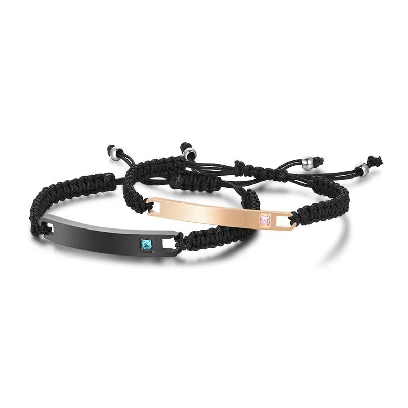 Engraving Customized Bracelet for Men Women (5pcs)