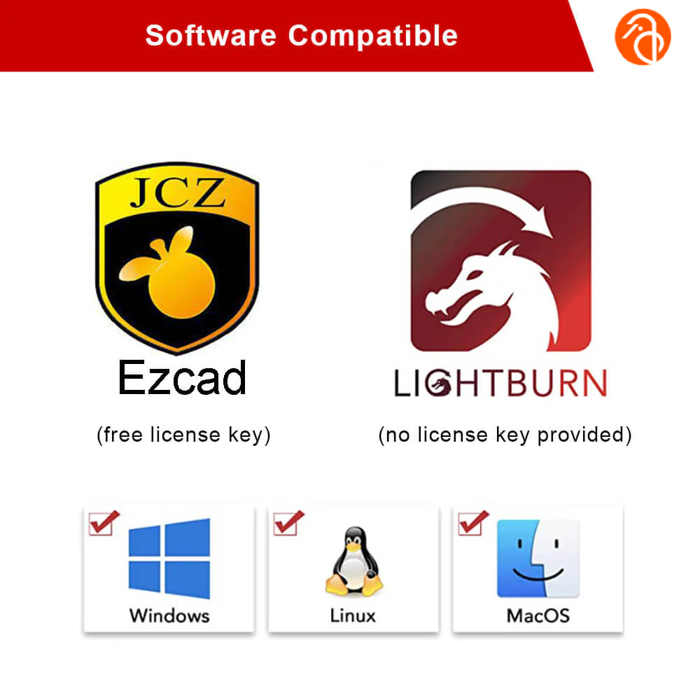 EM-Smart Nova - 20W/25W Portable & Foldable Fiber Laser Engraver with/without Rotary