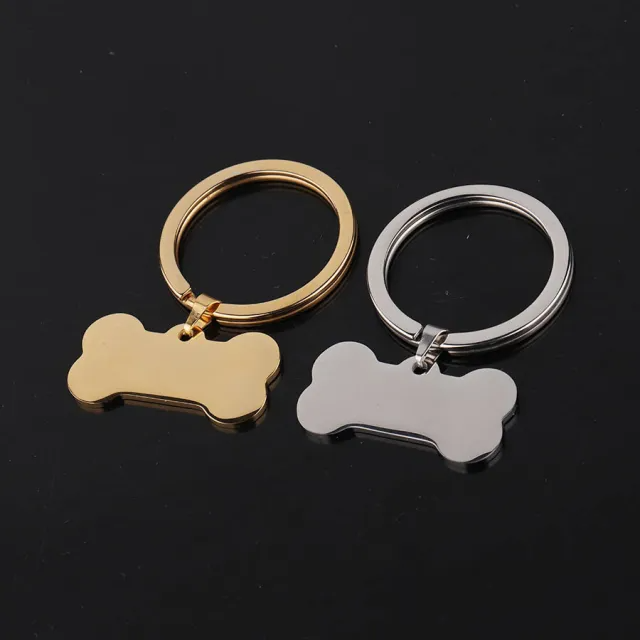 Stainless Steel Bone Dog Tag (30pcs)