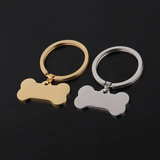 Stainless Steel Bone Dog Tag (30pcs)