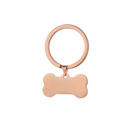 Stainless Steel Bone Dog Tag (30pcs)