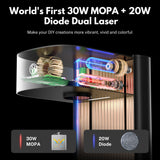 EM-Smart Dual 2/Dual SE Desktop Dual Laser Engraver