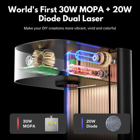 EM-Smart Dual 2/Dual SE Desktop Dual Laser Engraver