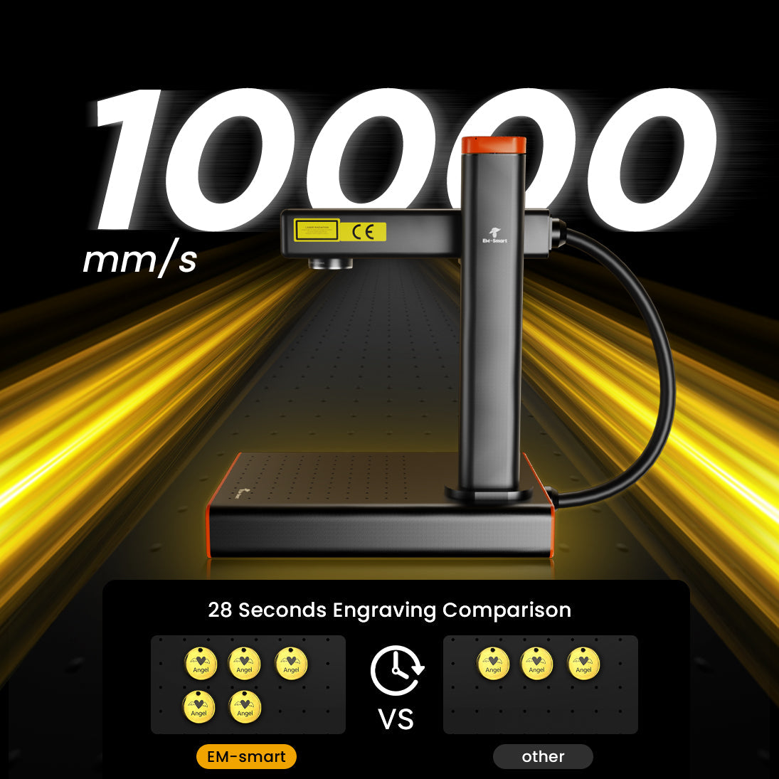 EM-Smart Basic 20W/25W Fiber Laser Engraver